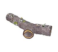 Naroote Tunnel Interactif pour Chat, Jouet en Tube de Polyester Pliable et Lavable pour Animaux de Compagnie, pour Chats et Petits Animaux D'intérieur, 150x25x65cm