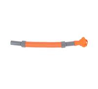 Naroote Tuyau de Remplissage de Godet de Camping, Tube d'entrée d'eau de Seau de Camping Confortablement 3,3 Pieds avec Entonnoir pour la Randonnée (Orange)