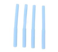 Naroote Tuyau en Silicone pour Jambe de Poêle, 4 Pièces, Couverture Antidérapante pour Jambe de Poêle de Camping, Résistante à la Chaleur pour l'extérieur (bleu ciel)