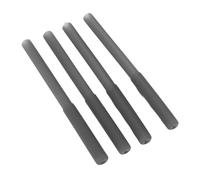 Naroote Tuyau en Silicone pour Jambe de Poêle, 4 Pièces, Couverture Antidérapante pour Jambe de Poêle de Camping, Résistante à la Chaleur pour l'extérieur (BLACK)
