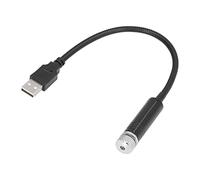 Naroote USB étoile Veilleuse Romantique Multi-Modes Projecteur Lumière D'ambiance pour Voiture Maison Fête en Alliage D'aluminium Violet Bleu 26 Cm 1xUSB