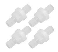 Naroote Valve de Contrôle D'aquarium, 12 Pièces, Valve D'air Unidirectionnelle Durable pour L'industrie Chimique des Réservoirs de Poissons, Empêche le Reflux et la Résistance à la Corrosion (10mm)