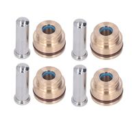 Naroote Valve de Poussée de Joystick, 4 Pièces, Contrôle de Finition Lisse de Haute qualité pour CAT E320B, Facile à Installer en Laiton