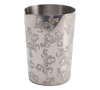 Naroote Verre à Mélange de Cocktail, Verre à Mélange de Barman gravé en Acier Inoxydable 304 avec Conservation de la Chaleur, Idéal pour un Usage au Bar et à la Maison