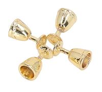 Naroote Verre à Vin Miniature pour Maison de Poupée, Mini Verres à Champagne pour Décoration de Maison de Poupée, Idéal pour Agrandir Le Monde de la de et Raconter des Histoires (4 pièces d'or)