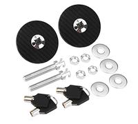 Naroote Verrou de Capot à Dégagement Rapide en Fibre de Carbone pour une durabilité et une sécurité Maximales, Verrouillage Universel du Capot de Moteur de Voiture pour Voitures de Rallye