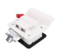 Naroote Verrou de Poignée de Porte de Camping-car, Serrure de Porte de Camping-car, Serrure de de Remorque en Alliage de Zinc, Double Ouverture avec Boucle de Verrouillage