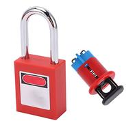 Naroote Verrouillage de Disjoncteur de sécurité, Dispositif de Verrouillage de Disjoncteur Miniature Polyvalent, Robuste et Simple à Installer, Antirouille pour l'industrie (Cadenas MPCI+38mm)