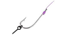 Naroote Vis à Appâts de Pêche, Pêche à l'appât de 10pcs en Acier Pop-up Pêts Vis avec Boucle de Liaison Pop-up PEg Paire Plaqueur Accessoires