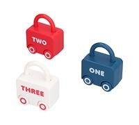 Naroote Voiture à Inertie, Jouet d'éveil, Inodore, Sûr, Anti-Collision, Anti-Chute, Mignon comme de Noël (A)