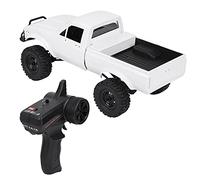 Naroote Voiture sur Chenilles RC Puissante 2,4 G 1/16 à Quatre Roues Télécommandée pour Sable Boueux, Routes de Montagne, Voyage en Plastique Blanc, Pièces Entières de Jouet, Accessoire pour Adultes