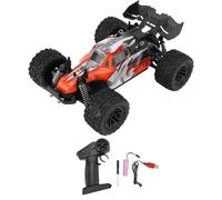 Naroote Voiture Télécommandée à Grande Vitesse, Jouet de Voiture Tout-Terrain RC 2,4 G pour Enfants de Plus de 3 Ans, Capable de Tours de Dérive Remarquables, Construite avec du (Rouge)