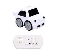 Naroote Voiture Télécommandée ABS à Détection de Gestes avec 4 Modes de Jeu, Batterie 500 MAh, Lumières LED, Musique, Jouet Interactif pour Enfants Garçons, Jeu Intérieur et Extérieur (White)