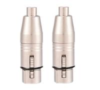 Naroote XLR Femelle à Adaptateur Féminine, XLR Cable Connect Connect Adaptateur à 3 Broches Femelle à Femme FEME
