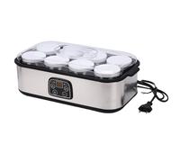 Naroote Yaourtière Probiotique, Yaourtière électrique 1400 Ml avec 8 Pots en Verre et Contrôle de Température Réglable (68 à 131 °f), Appareil de Cuisine Polyvalent pour Smoothies (Prise UE 220V)