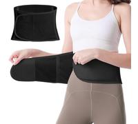 NAROSEBE Ceinture de Soutien Lombaire Respirante, Bandeau Lombaire Support Dos Homme Femme Ceinture de Soutien Lombaire Ceinture Lombaire Corset Lombaire Ceinture Soutien, Noir, Grande Taille