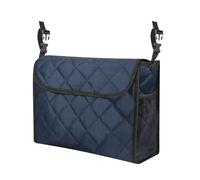 NAROSEBE Sac à Dos pour Fauteuil Roulant Bleu foncé, Sac pour Fauteuil Roulant Oxford Étanche Sac de Rangement pour Fauteuil Roulant Pochette Fauteuil Roulant Sac pour Fauteuil Roulant Multifonction