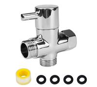 NAROSEBE Vanne de Commutation 3 Voies en Laiton Vanne de Douche Robinet Universel pour Douche 20 mm G 1/2" Voies en Laiton Massif"}