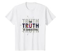 Narrateur Peu fiable La vérité est la Perception Subjective T-Shirt, Enfant, Blanc, 8 Ans