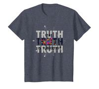 Narrateur Peu fiable La vérité est la Perception Subjective T-Shirt, Enfant, Bleu Chiné, 6 Ans