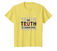 Narrateur Peu fiable La vérité est la Perception Subjective T-Shirt, Enfant, Citron, 12 Ans