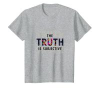 Narrateur Peu fiable La vérité est la Perception Subjective T-Shirt, Enfant, Gris Chiné, 2 Ans