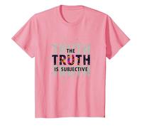 Narrateur Peu fiable La vérité est la Perception Subjective T-Shirt, Enfant, Rose, 8 Ans