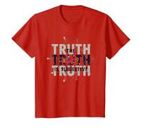 Narrateur Peu fiable La vérité est la Perception Subjective T-Shirt, Enfant, Rouge, 10 Ans