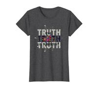 Narrateur Peu fiable La vérité est la Perception Subjective T-Shirt, Femme, Chiné Foncé, XXL