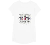 Narrateur Peu fiable La vérité est la Perception Subjective T-Shirt, Fille, Blanc, S