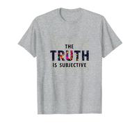 Narrateur Peu fiable La vérité est la Perception Subjective T-Shirt, Homme, Gris Chiné, 5XL