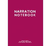 Narration Notebook: Dark Pink Journal for Reading and Writing by schoolnest