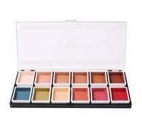 Narrative Cosmetics 12 Couleurs De Chair Palette De Maquillage Activée Par Alcool Pour Effets Spéciaux - Maquillage Étanche Flesh Tone Pour Maquilleurs Professionnels