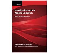 Narrative Research In Applied Linguistics