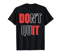 N'arrête Pas, Fais-Le T-Shirt Graphique avec Valeur, Homme, Noir, M