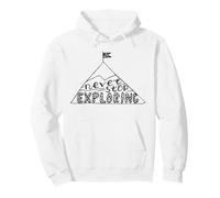 N'arrêtez jamais d'explorer Adventure Mindset Gear Motivation Sweat à Capuche