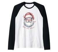 N'arrêtez Pas de Croire à l'esprit du Père Noël Manche Raglan