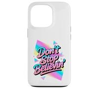 N'arrêtez Pas de Croire au Design Disco Vintage des années 70 et 80 Coque pour iPhone 13 Pro