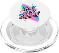 N'arrêtez Pas de Croire au Design Disco Vintage des années 70 et 80 PopSockets PopGrip pour MagSafe