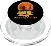 N'arrêtez Pas de Croire Monstre Alien Bigfoot Loch Ness PopSockets PopGrip pour MagSafe