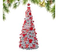 Narrow Fir, Display Tree, Fast Setup and Storage, Lightweight Artificial Foliage, Party Offices Home Room Decor, Festive Indoor Outdoor Accent, Compact Design Solutions