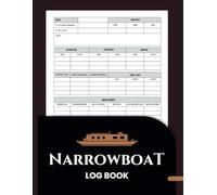 Narrowboat Log Book: Record 120 Trips, Maintenance, Fuel, Passengers, and Cherished Boating Memories with Handy Checklists