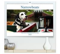 Narrowboats (High Quality Premium Wall Calendar 2026 DIN A2 landscape),CALVENDO 12 Month Wall Calendar: Narrowboats on the Kennet and Avon Canal