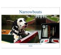 Narrowboats (Wall Calendar 2026 DIN A3 landscape), CALVENDO 12 Month Wall Calendar: Narrowboats on the Kennet and Avon Canal