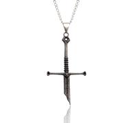 Narsil Collier avec épée brisée - Pendentif inspiré par l'univers du cinéma - Accessoires de bijouterie gothic cosplay cadeau