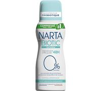 Narta - Déodorant Biotic 0% Alcool Invisible - Hypoallergénique 100ml -