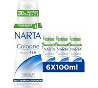 Narta - Déodorant Spray Compressé - Cologne - Lot de 6 x 100ml
