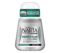 Narta Déodorant Homme Pierre d'Alun Anti-Humidité Fraîcheur Naturelle 50ml