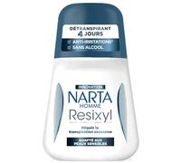 NARTA HOMME - Déodorant Roll-On Anti-Irritations, Soin Doux pour Peaux Sensibles au Resixyl - lot de 3 - Vendu par Lot