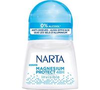 Narta Magnesium Protect 48h Invisible - lot de 4 x 50 ml